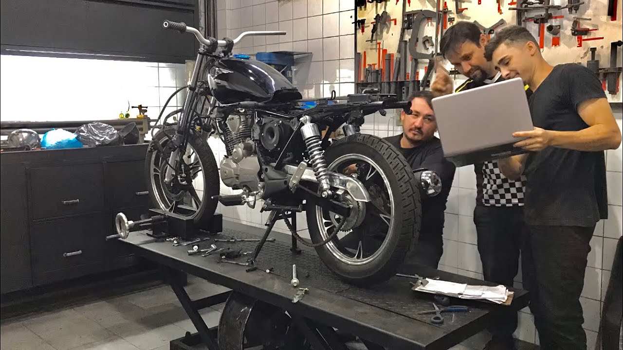 Projeto Haojue Chopper Road 150 - Cafe Racer