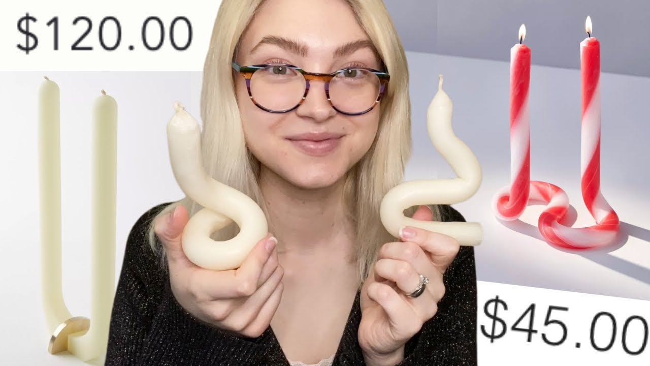 Making My Own Artsy Twisted Candles UO/Anthropologie Dupes YouTube
