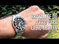 Brazalete de Acero Para El Casio Marlin / Duro en Español