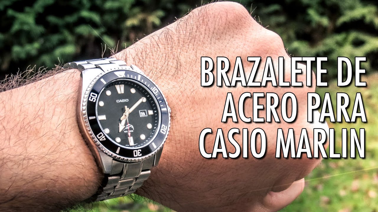 Brazalete de Acero El Casio Marlin / Duro en Español - YouTube