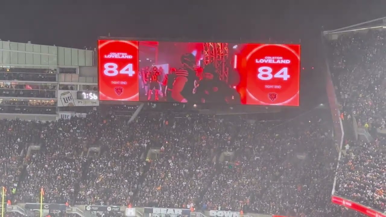 Chicago Bears Player Introductions (2025 NFC Divisional Round) LIVE