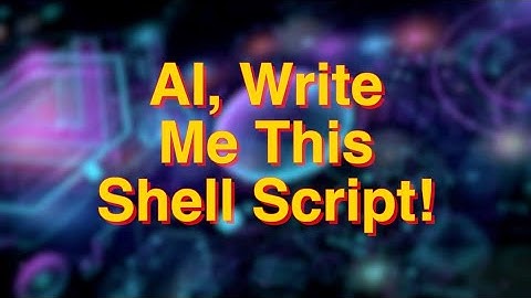 Can AI Write Shell Scripts?