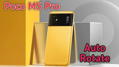 How to enable auto Rotate in Poco M5 Pro,Auto Rotate Screen Enable in Poco M5 Pro,