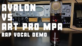 Avalon VT737 vs ART Pro MPA rap vocal with Vanguard Audio labs V13