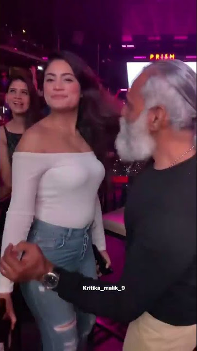 Night Club Dance || Old Man Dancing With Girls || Pub Dance Video Status #shorts