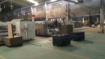 Flexo Printer Slotter Die Cutter with Vibrator Stacker #ffg #rdc #rsc #flexoprinter #flexoprinting