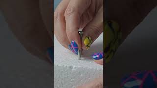 Slow & Satisfying Nail Poke into Styrofoam | ASMR #oddlysatisfying #asmr