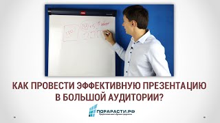 Как провести эффективную презентацию при большой аудитории? Как провести эффективную презентацию при большой аудитории?