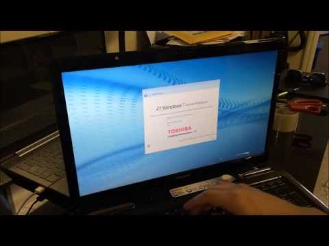 How To ║ Restore Reset A Toshiba Satellite To Factory Settings ║ Windows 7