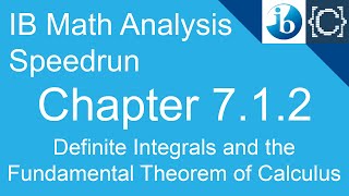 Chapter 7.1.2 | The Fundamental Theorem of Calculus | CodingBytes IB Math Analysis Speedrun