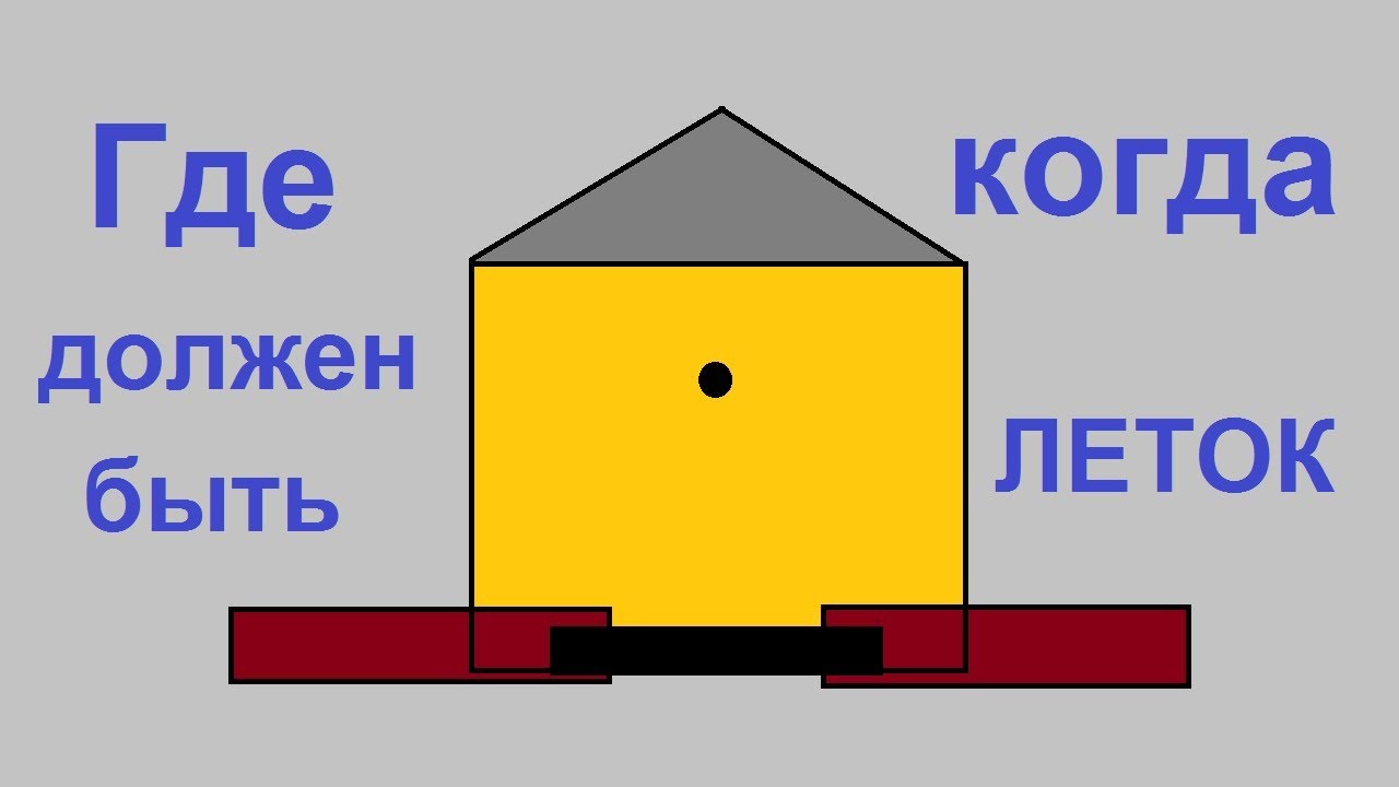 Верхний леток когда закрывают.