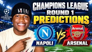 Champions League Round 1 Predictions 2026/27 🔥 Napoli vs Arsenal + Best Match Predictions