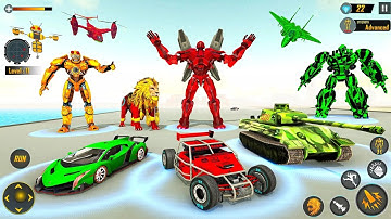 Bee Robot Car Game: Yellow Bee Robot Multiple Transform | Android iOS Gameplay