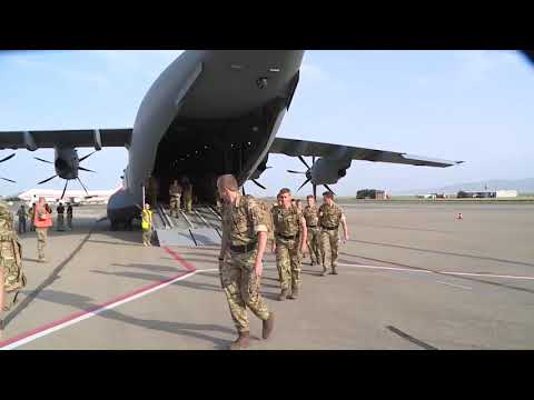 „ღირსეული პარტნიორი 2018“-ში მონაწილე ბრიტანელი სამხედროები საქართველოში ჩამოვიდნენ