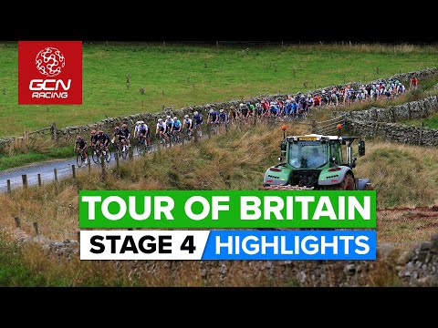 Late Attack In The Finale Causes Split | Tour Of Britain 2022 Stage 4 Highlights