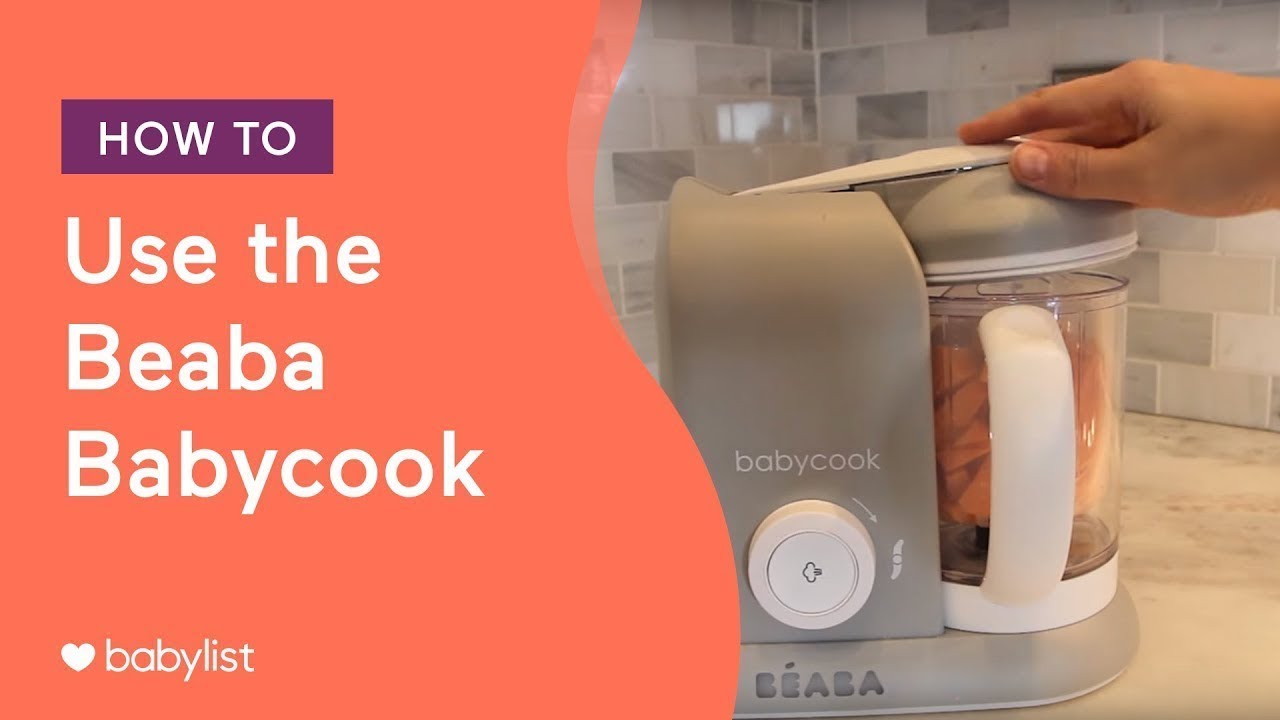 BEABA Babycook® Duo Baby Food Maker, Baby Food Blender, Cloud 