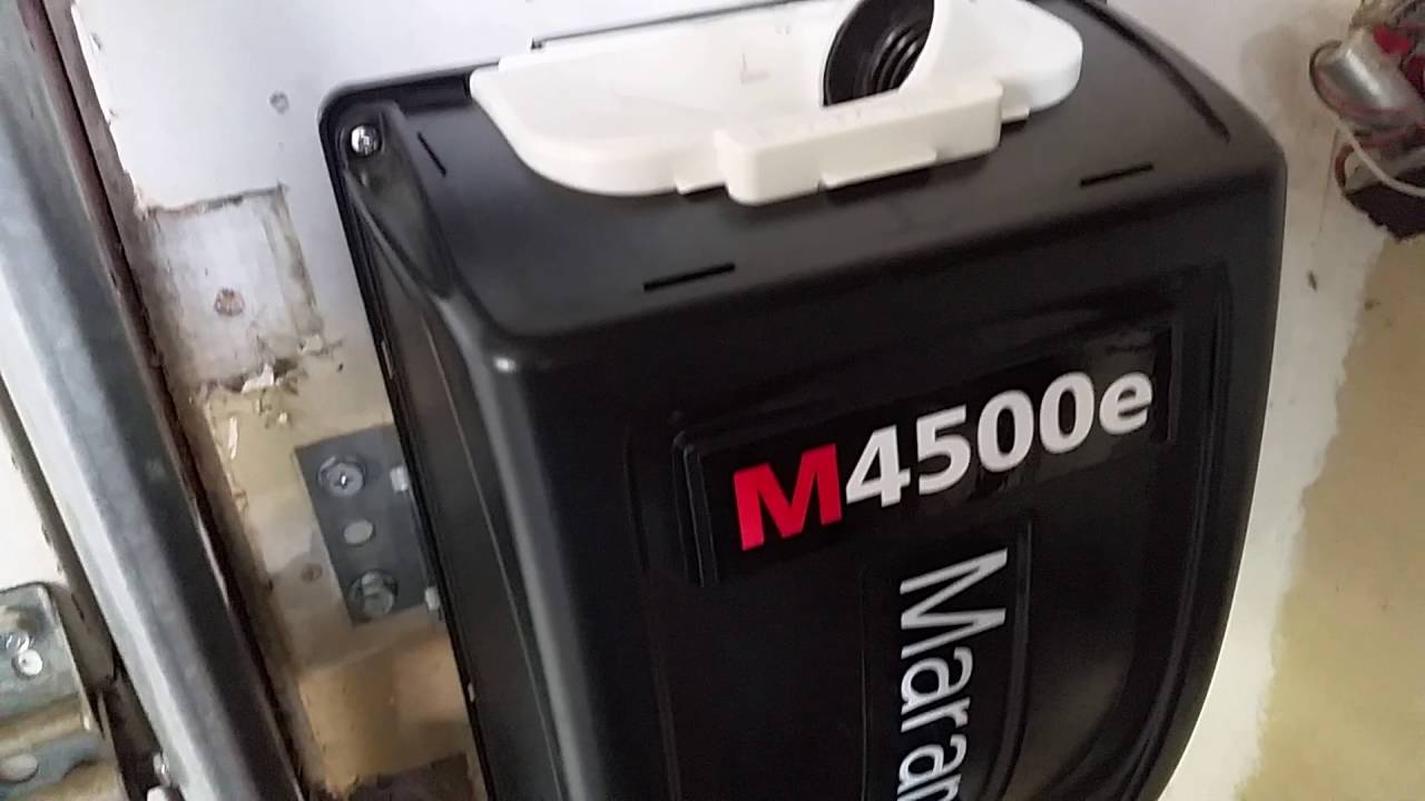 Marantec M4500e converted into a side mount opener - YouTube