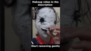 How to remove makeup in 30 seconds. 30秒以内にメイクを落とす方法! #shorts