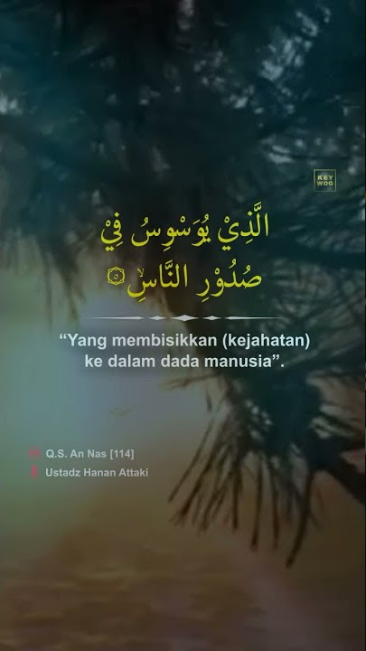 Q.S. An Nas (merdu) | Ustadz Hanan Attaki | Story WA Reels 30 detik