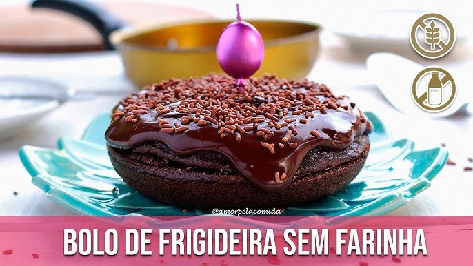 Bolo de Chocolate, Sem ovo, sem glúten e sem lactose