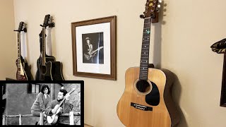 A Close Up Look At Steve Reeves Personal Acoustic Guitar