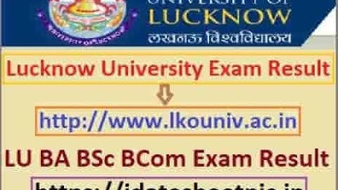 How to check BA Result Lucknow University 2020-21. Big Update.