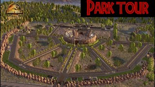 Jurassic Park: San Diego Amphitheatre! (Jurassic World Evolution 2) ( Park Tour )