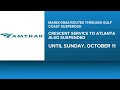 Amtrak suspends Gulf Coast, southeastern routes due to Hurricane Isaias