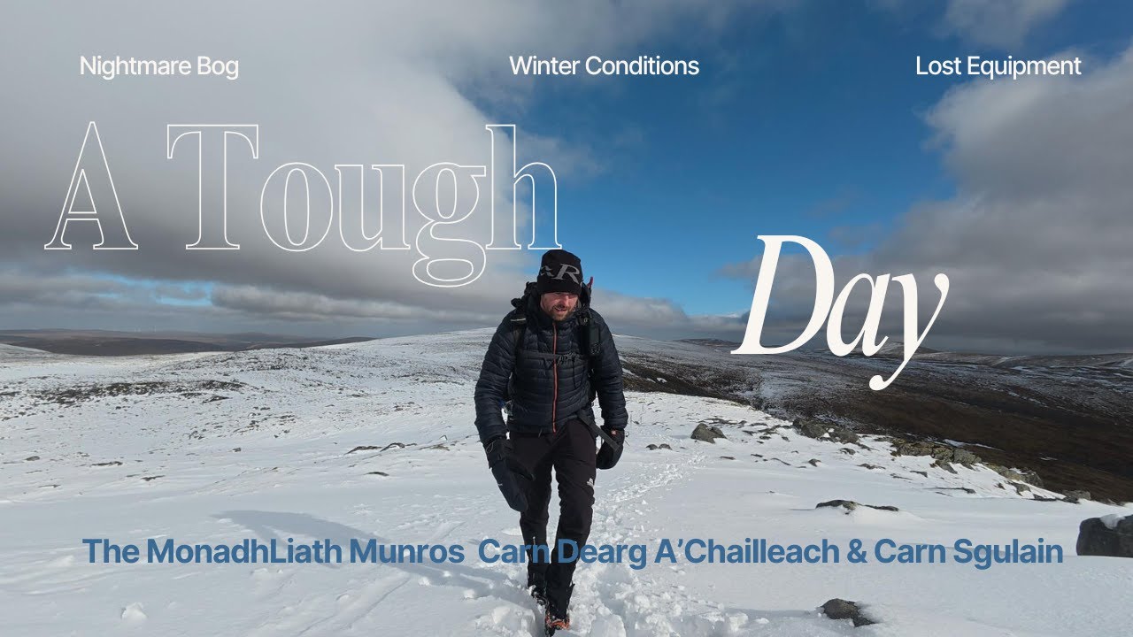 A tough day on the monadhliath Munros (Carn Dearg, A'Chailleach & Carn Sgulain)