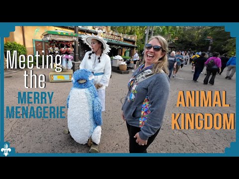 Meeting the Merry Menagerie at Disney's Animal Kingdom this holiday season!