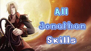 Castlevania Portrait Of Ruins  All Jonathan Skills