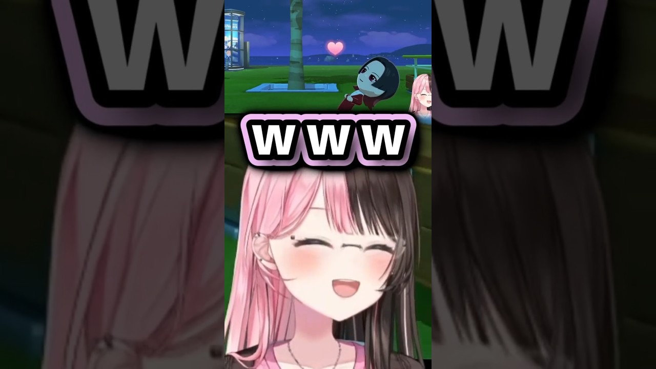 一ノ瀬うるはのウィンクを避けるれんくん　#橘ひなの #vtuber #shorts #ぶいすぽ