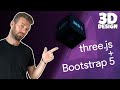 Create stunning 3D website - Three.js & Bootstrap 5 tutorial