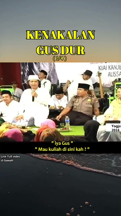 (1/4) Gus Gur-Cak Nun's Mischief #maiyah #caknun #universityoflife
