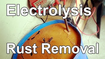 Removing Rust from an Engine Cylinder Head Using Electrolysis / DIY Electrolysis Bath | Tech Tip 03