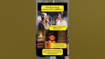 BCL dan Ariel Noah pemain Film JUMBO gong banget🔥 #trending #bcl #ariel #shortvideo #filmjumbo #fyp