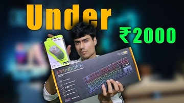Unboxing Budget Keyboard & Mouse Under ₹2000 | Cosmic Byte Pandora CB-GK-25 + Hammok Mouse