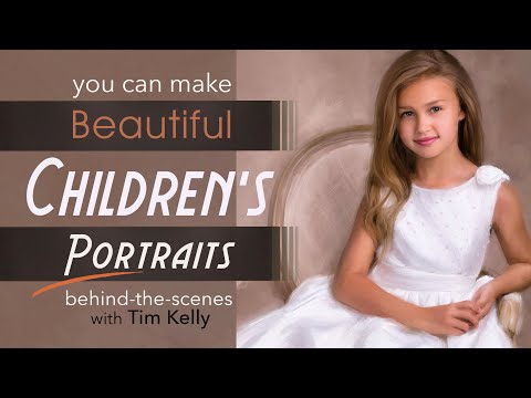 Children's Studio Portrait Session – Young Girl's Formal Camera Study – Behind-The-Scenes Coverage!