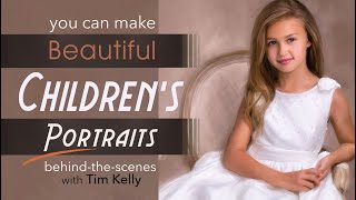 Children's Studio Portrait Session – Young Girl's Formal Camera Study – Behind-The-Scenes Coverage!