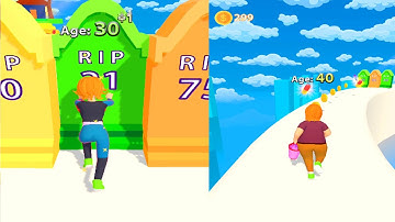 Age Run 3D Game 👶👩 All Levels Gameplay Android,ios