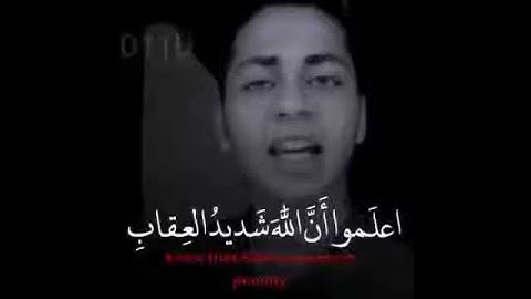 اعلموا أن الله شديد العقاب وأن الله غفور رحيم - تلاوة رائعة