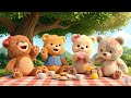 أغنية نزهة الدب أغنية ممتعة للأطفال مع رقص وجبات خفيفة وضحكات