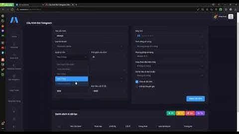 MASTERAI - Giới thiệu về BOT Telegram và Quản lý vốn Custom autowin