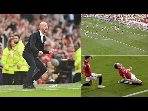 Ten Hag's crazy reaction to McTominay's late winning goal vs Brentford