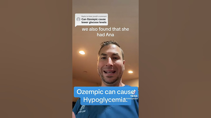 Ozempic & hypoglycemia