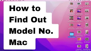 How to Find Mac Model Number