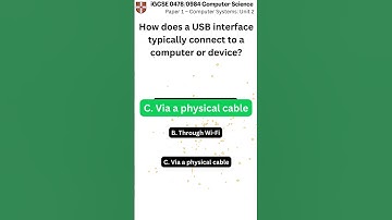 iGCSE Computer Science 0478 0984 Paper 1 Unit 2 q023 v1