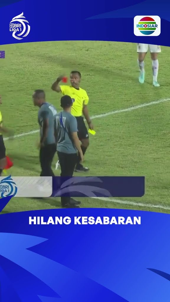 Kerugian bagi Persita. Head Coach, Fabio Lefundes harus diusir di akhir laga #shorts #liga1