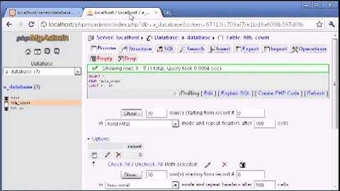 Creating a Database Hit Counter Part 2 Tutorial in PHP - MYSQL by For Student Organization