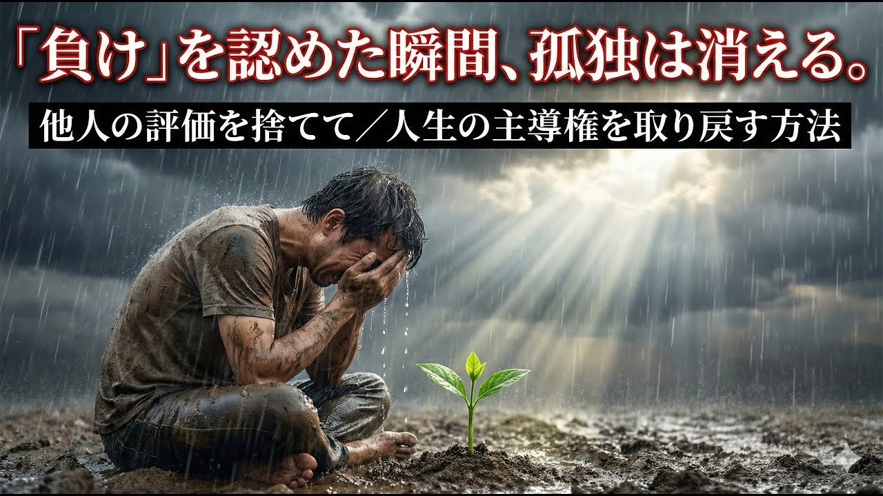 「負け」を認めた瞬間、孤独は消える。他人の評価を捨てて人生の主導権を取り戻す方法